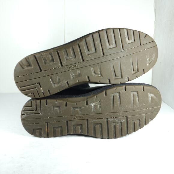 Abeo Men's Bryson US10,5 Full Grain Black Leather PullUp Orthotic Shearling Boot - Picture 9 of 16